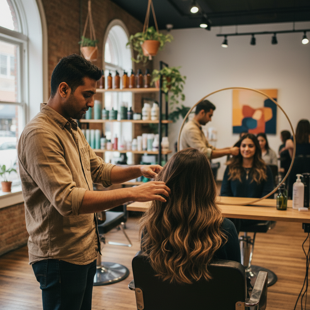 About Abhishek hair salon