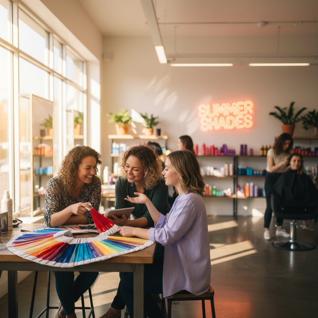 Explore Vibrant Color Services at Amaze Salon and Spa in Queens image