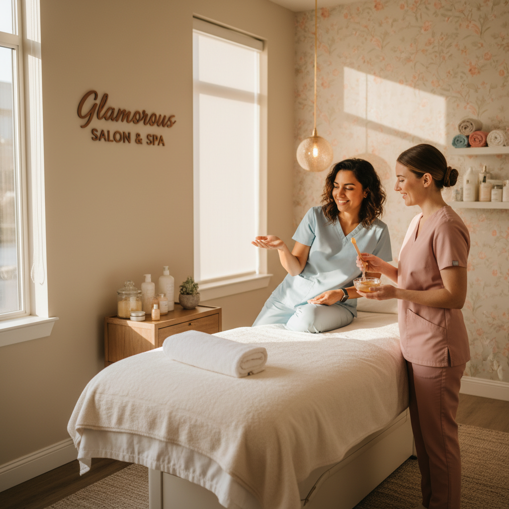 First-Time Waxing at Glamorous Salon & Spa