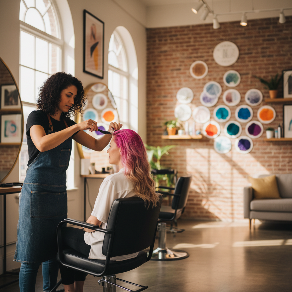 Hair color services at Amaze Salon and Spa