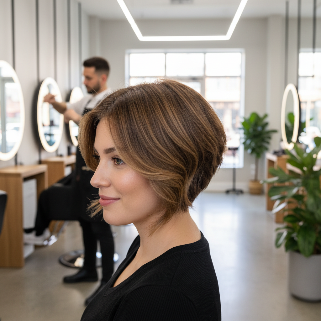 Explore more about Woman’s Haircut Image